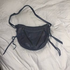 Slate blue crossbody